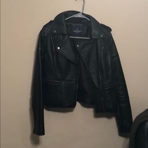 American Eagle leather jacket